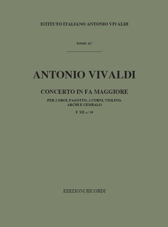 Concerti Per Strumenti Diversi, Archi E B.C.: